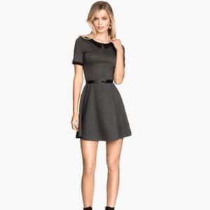 H&M Gray Collar Dress